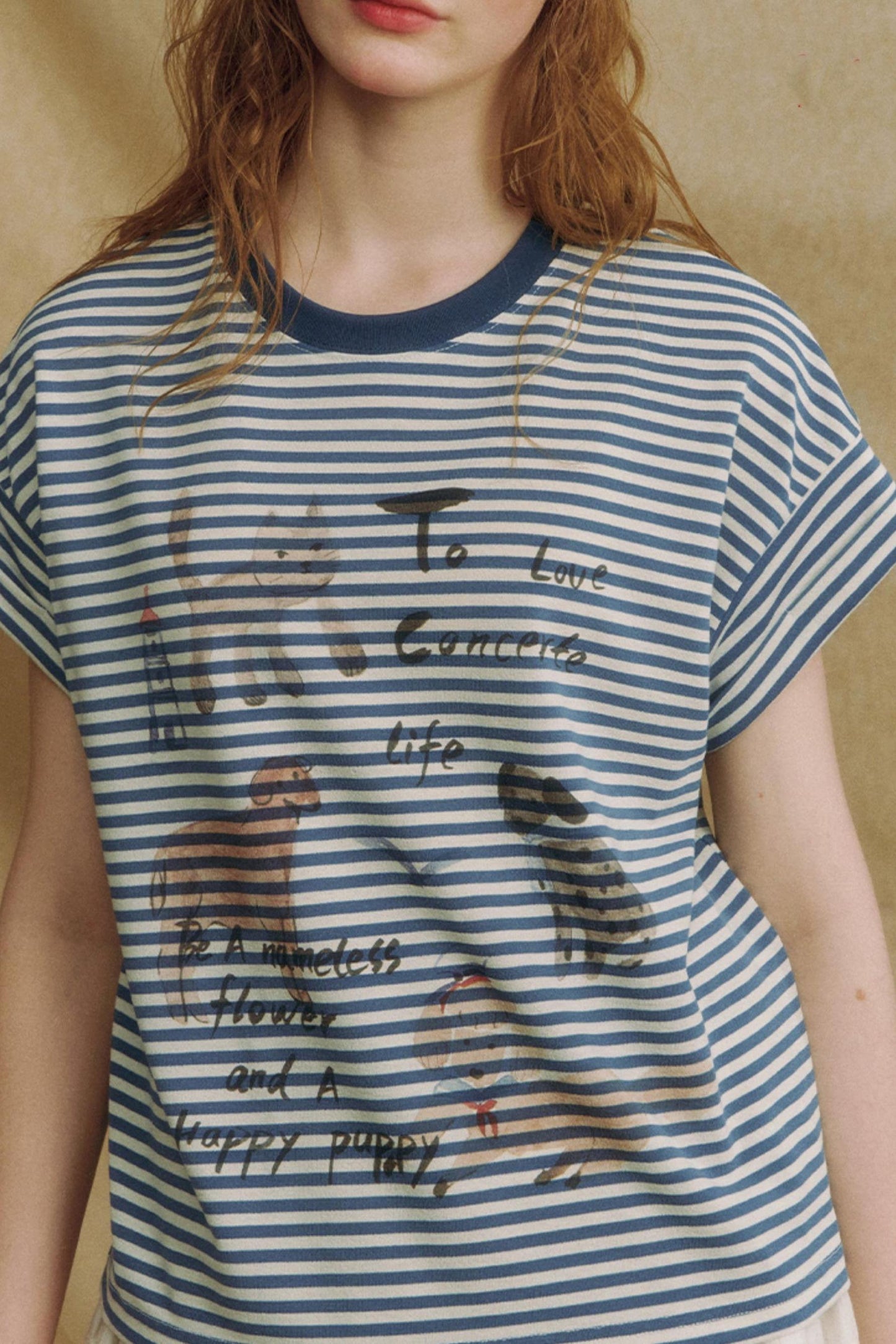 Casual Crewneck Printed T-Shirt