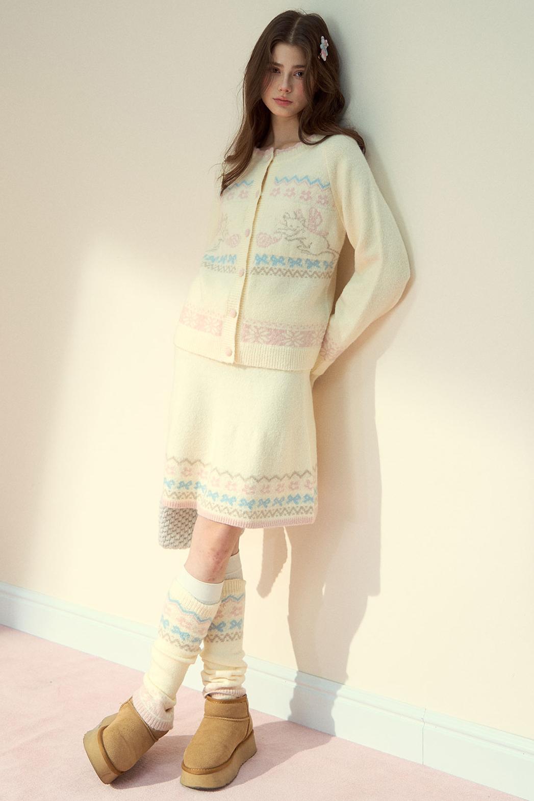 Vintage Fair Knitted Jacket Set-Up