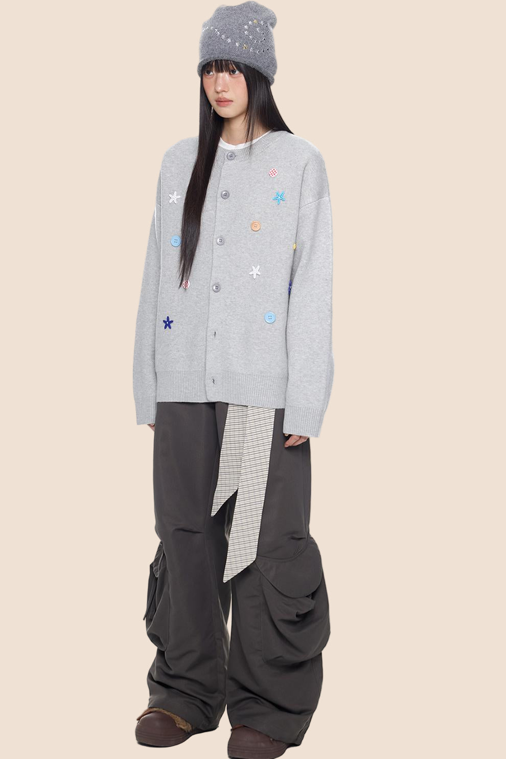 Knitted Cardigan Sweater