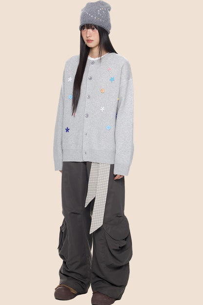 Knitted Cardigan Sweater