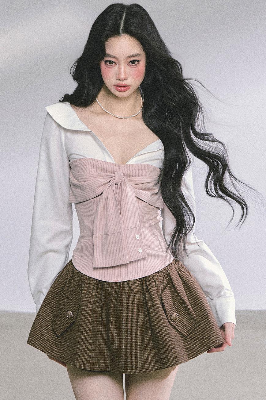 Slimming Striped Polo Shirt