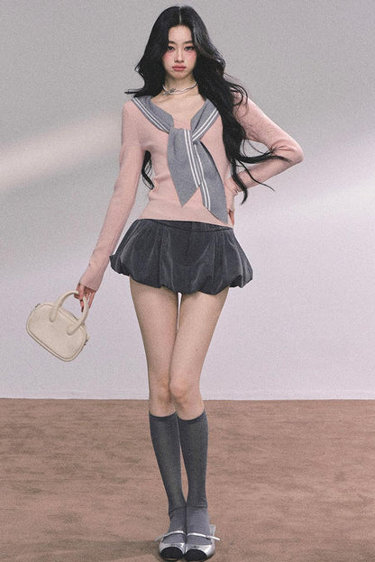 Slimming Pink Knitted Top