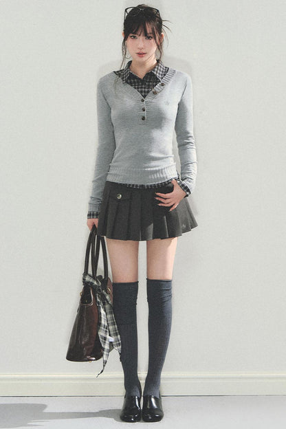 Slim Knitted Base Shirt