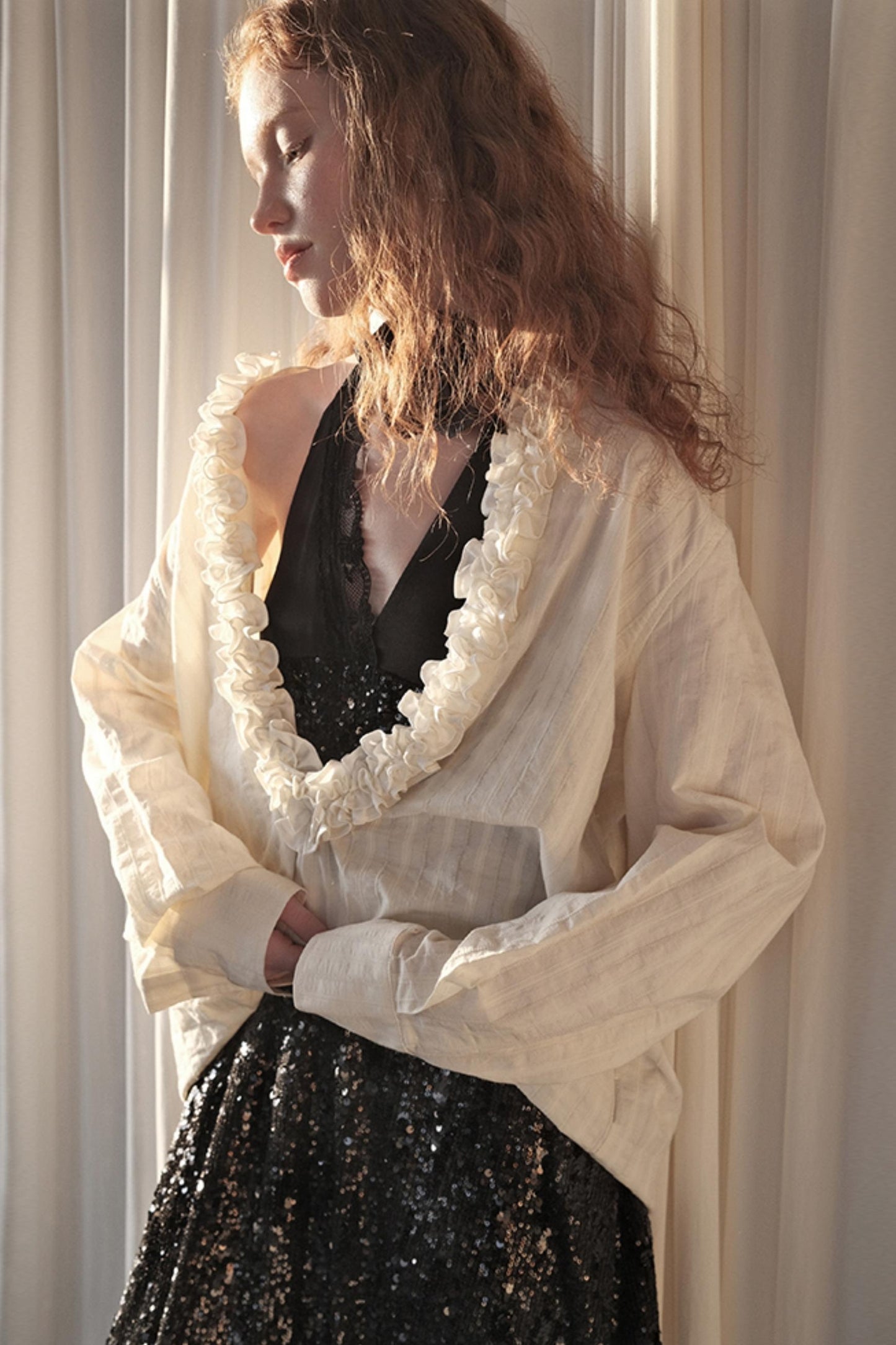 Wandering Blue Striped Blouse