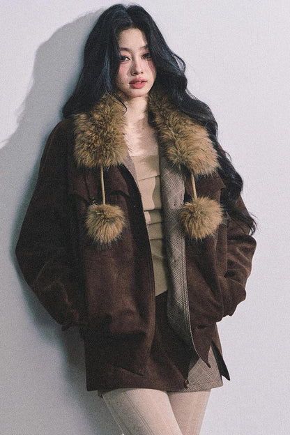 French Fur Collar Scarf