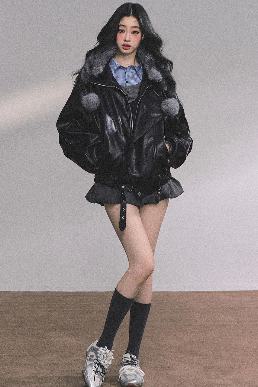 Autumn Plaid Knitted Polo Shirt