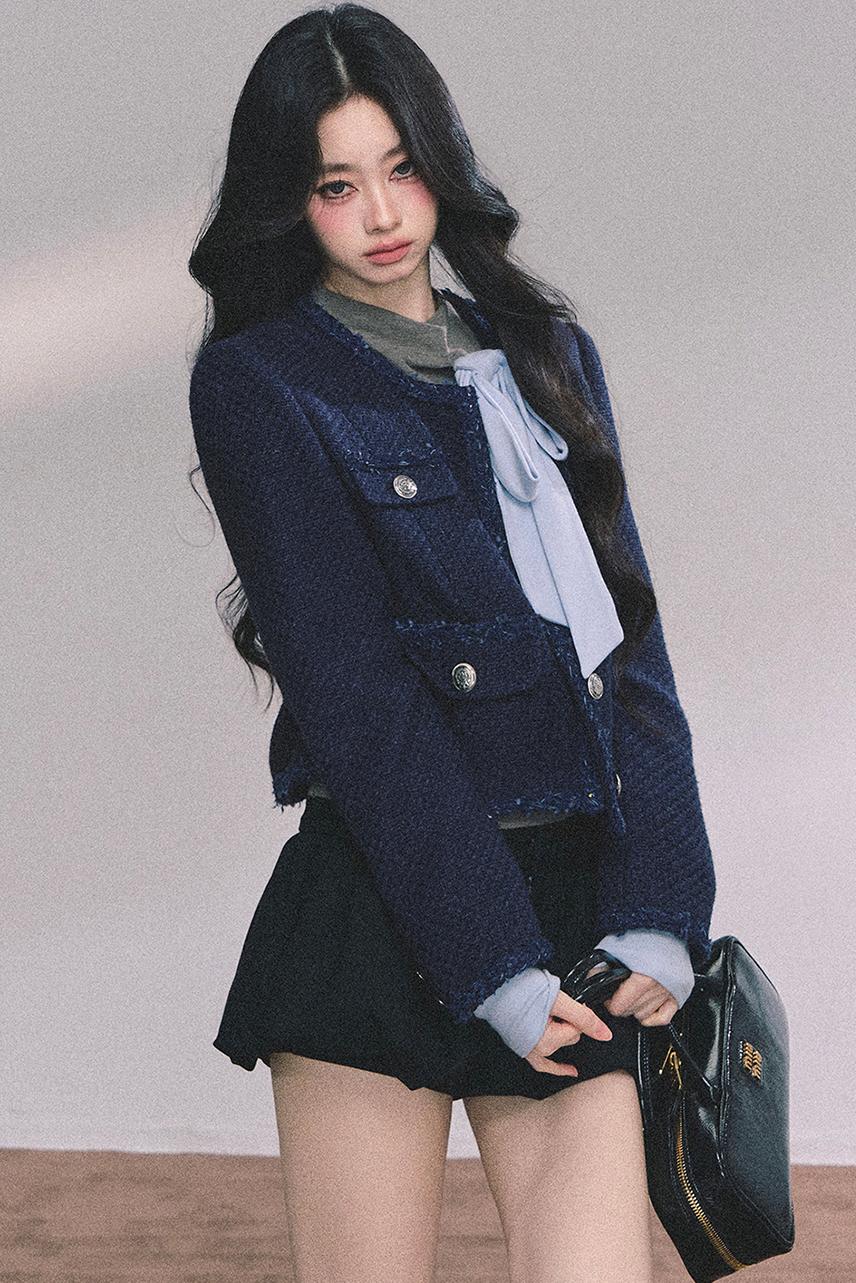 French Fragrance Tweed Jacket Set-Up