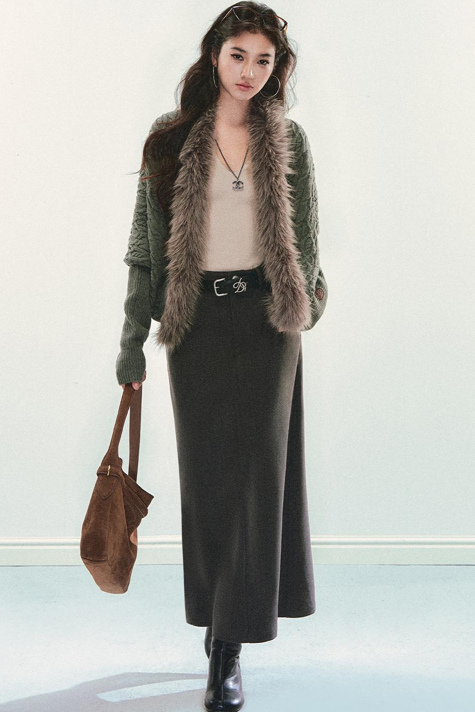 Vintage Cable Knit Jacket