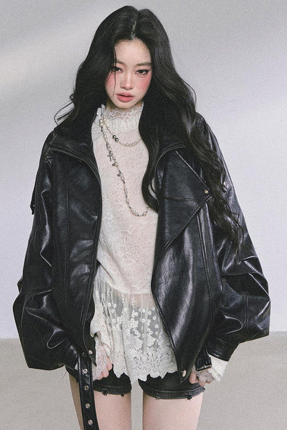 American Locomotive PU Leather Jacket