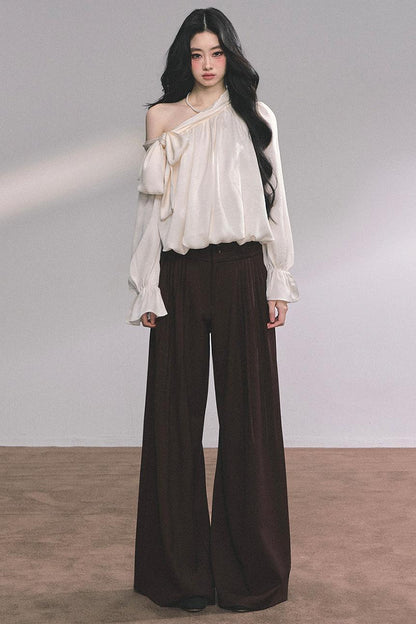 French Bow Plaid Shirt