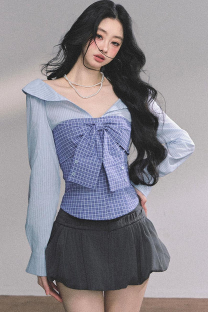 Slimming Striped Polo Shirt