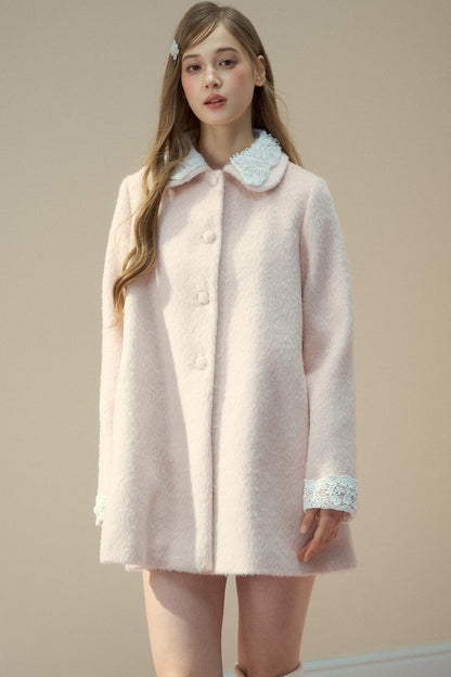 Eldest Lady Pink Winter Coat