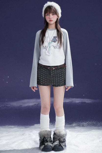 Corduroy Culotte Pants