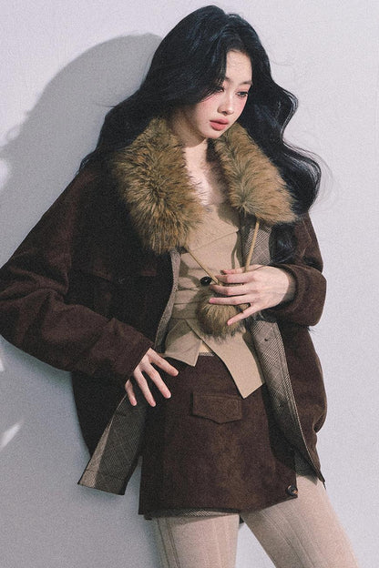 French Fur Collar Scarf