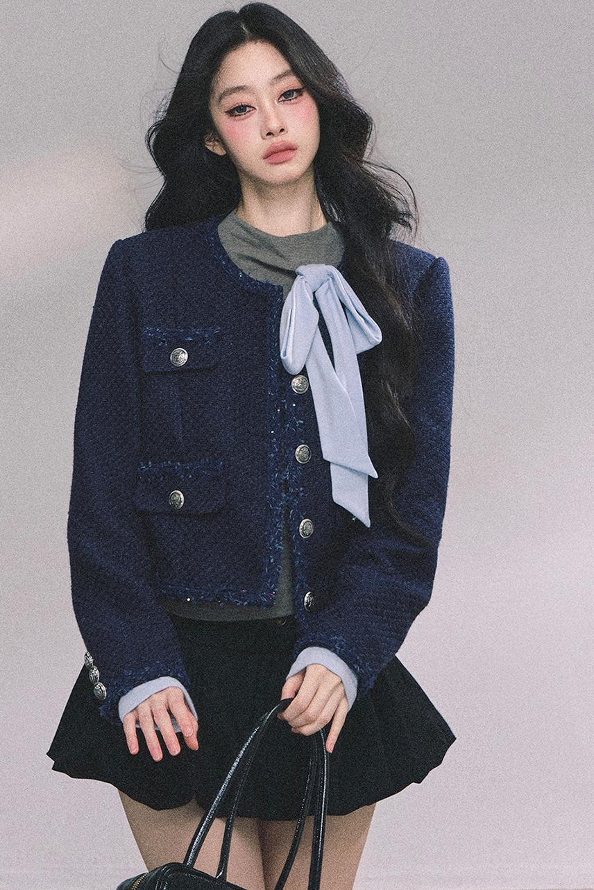 French Fragrance Tweed Jacket Set-Up