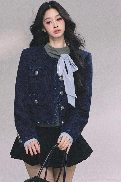 French Fragrance Tweed Jacket Set-Up