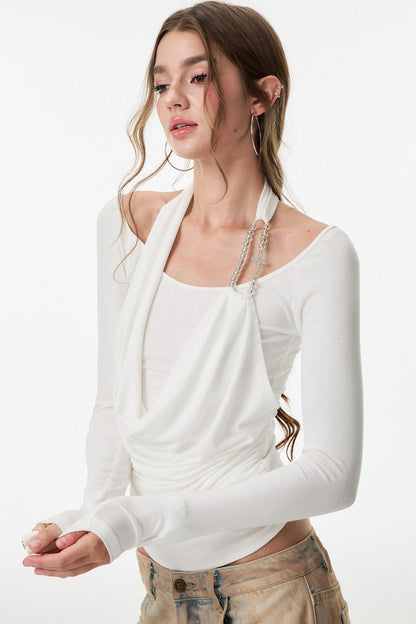 Moonlight Halterneck Swing Top