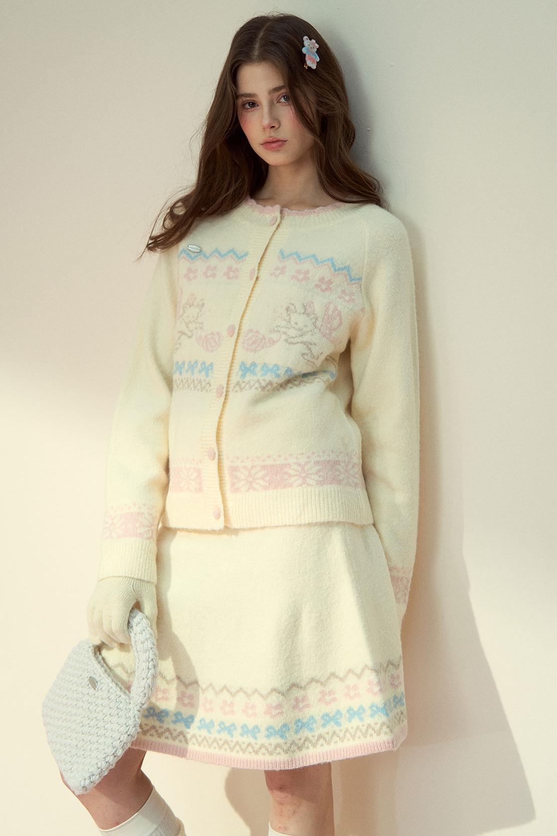 Vintage Fair Knitted Jacket Set-Up