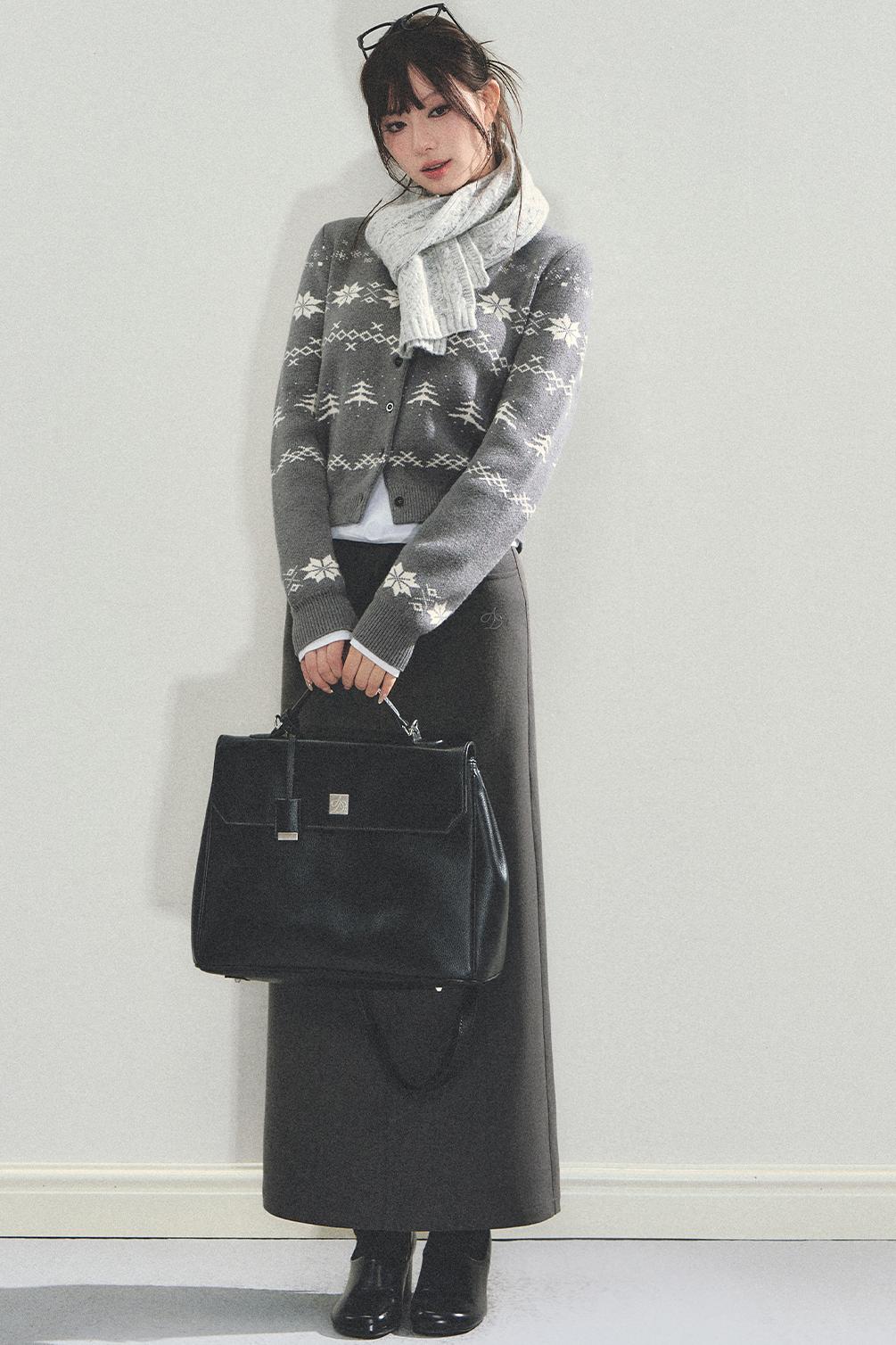 Fair Isle Crew Cardigan