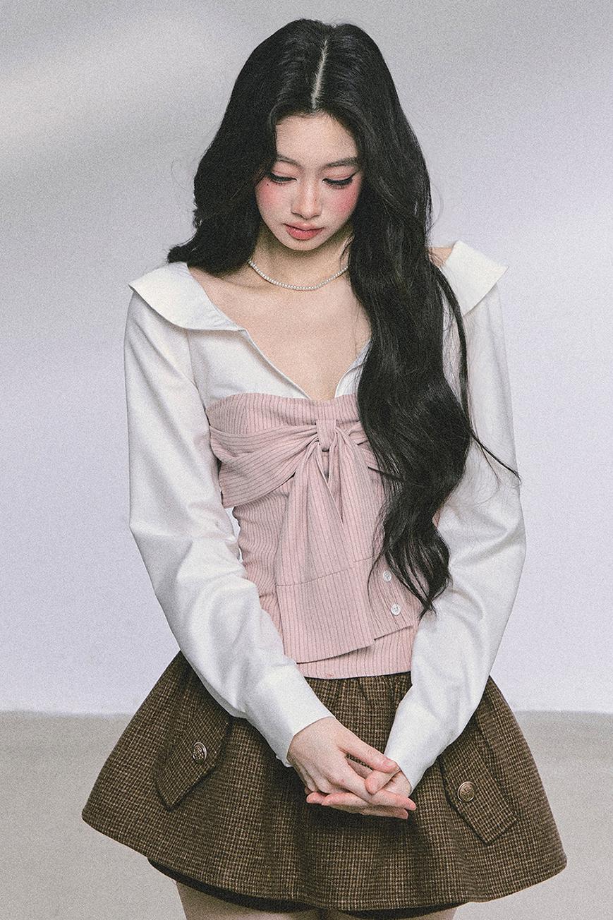 Slimming Striped Polo Shirt