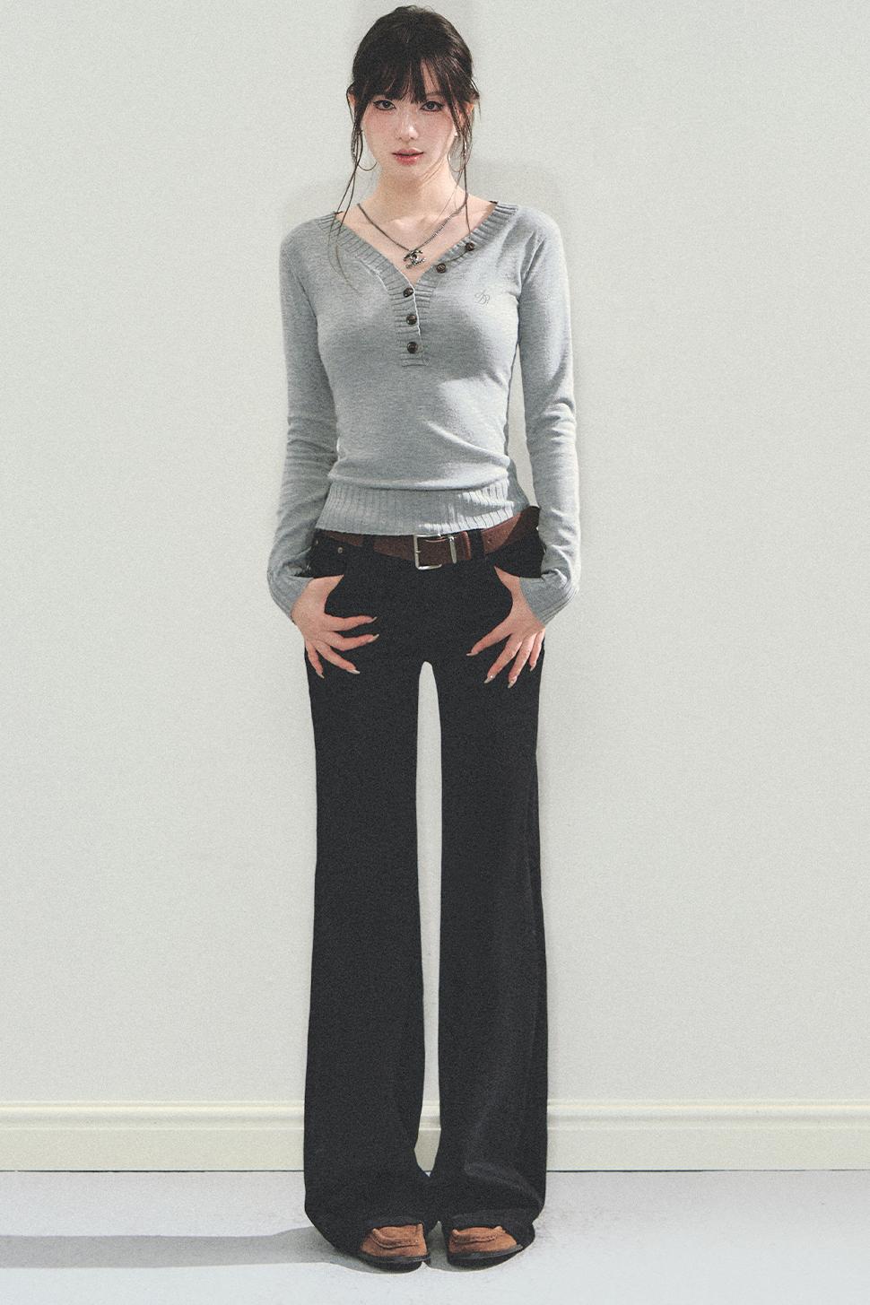 Slim Knitted Base Shirt