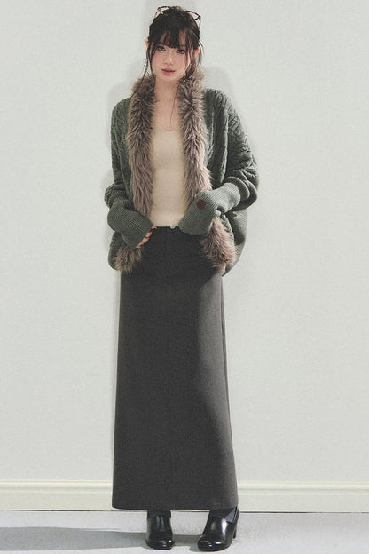 Vintage Cable Knit Jacket