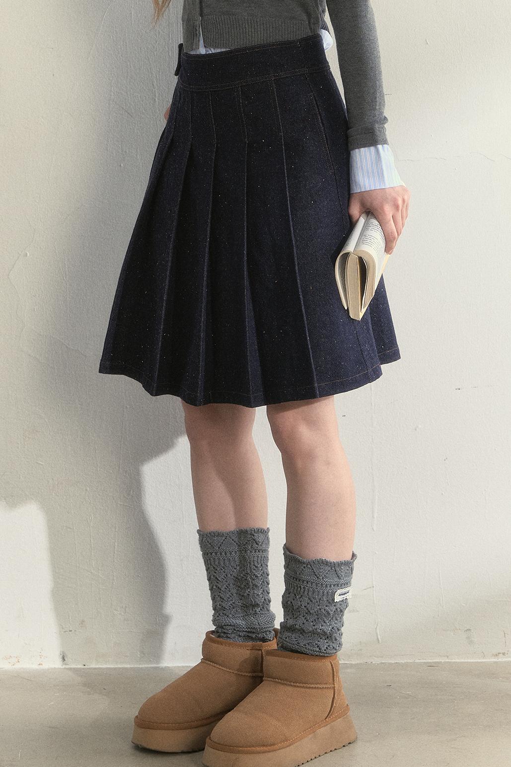 Retro Denim Quilted Jacket Set-Up