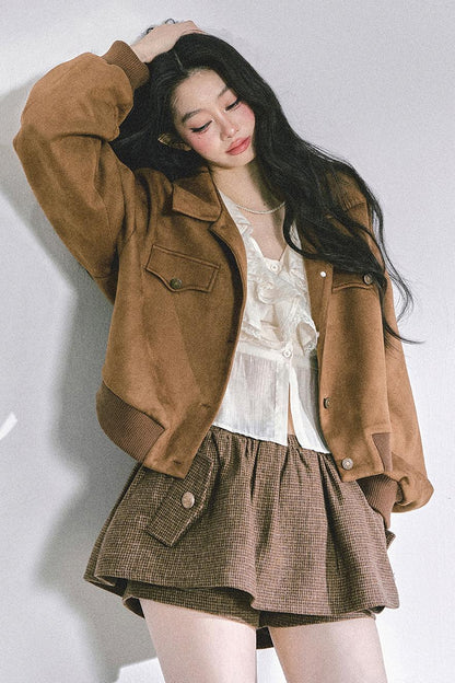 Slimming V-Neck Lace Top