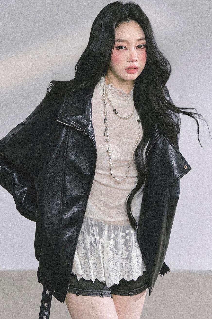 American Locomotive PU Leather Jacket