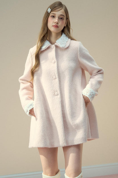 Eldest Lady Pink Winter Coat