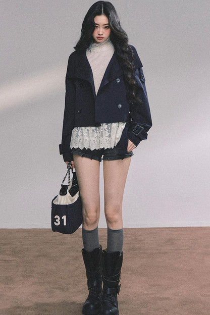 Lucerne Slimming Trench Coat