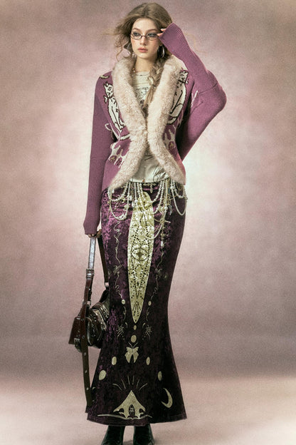 Hand-Painted Star-Wishing Blouse