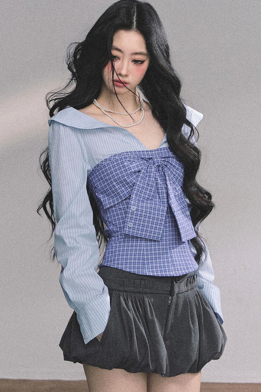 Slimming Striped Polo Shirt