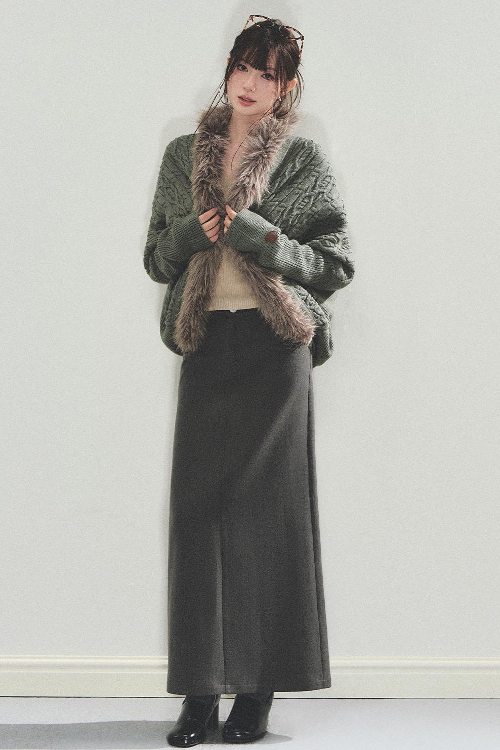 Vintage Cable Knit Jacket