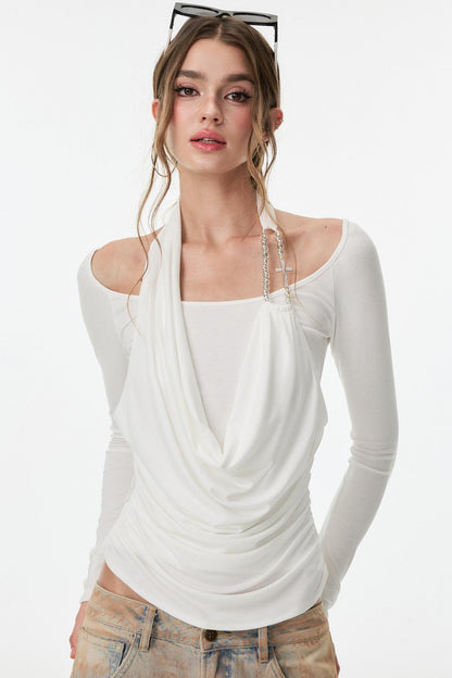 Moonlight Halterneck Swing Top