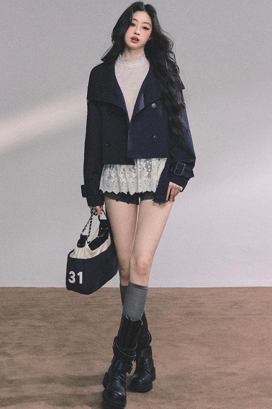 Lucerne Slimming Trench Coat