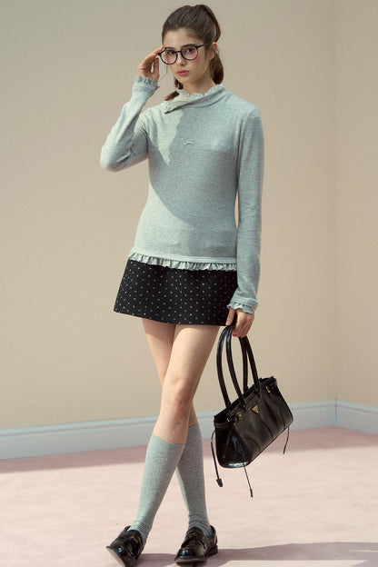 Winter Lace Layering Top