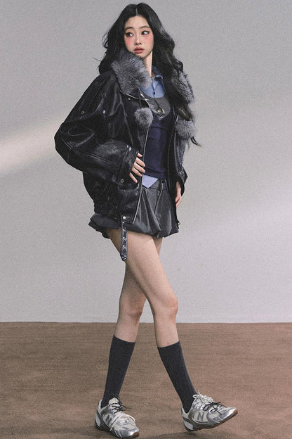 Autumn Plaid Knitted Polo Shirt