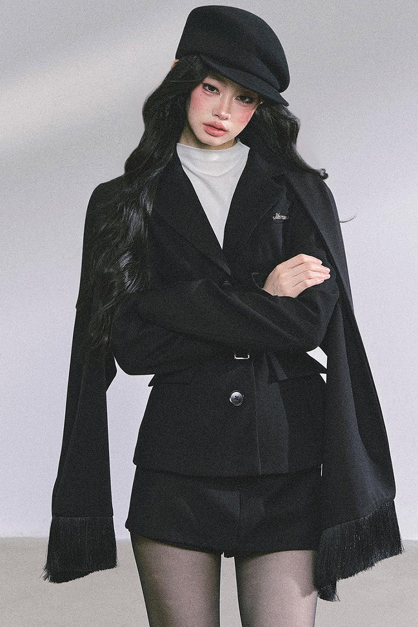 Semi-High-Neck Long-Sleeved Autumn Inner T-Shirt Top