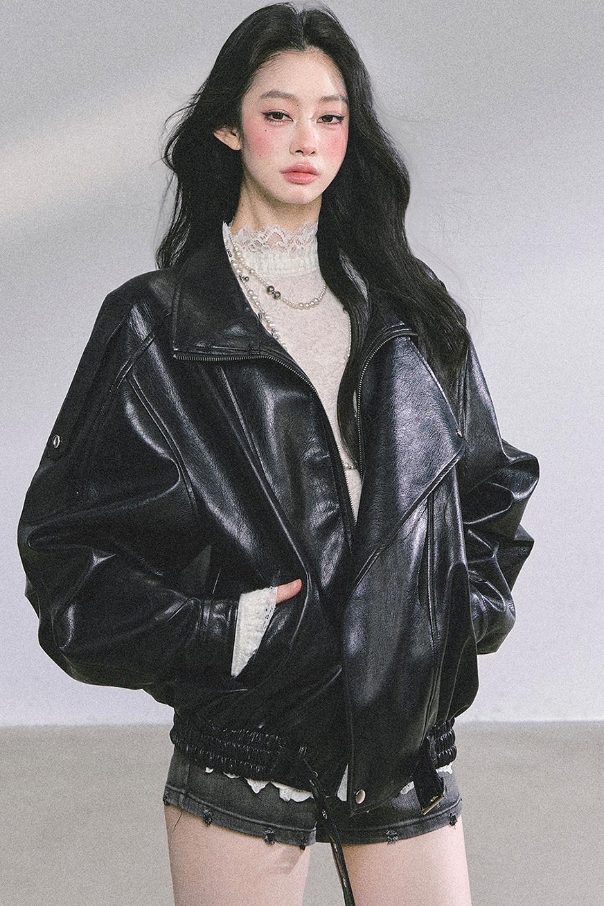 American Locomotive PU Leather Jacket