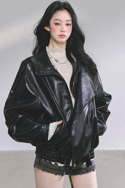 American Locomotive PU Leather Jacket