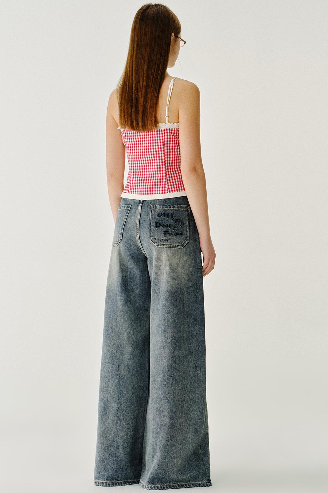 봄 레이스 캐미솔 탑 