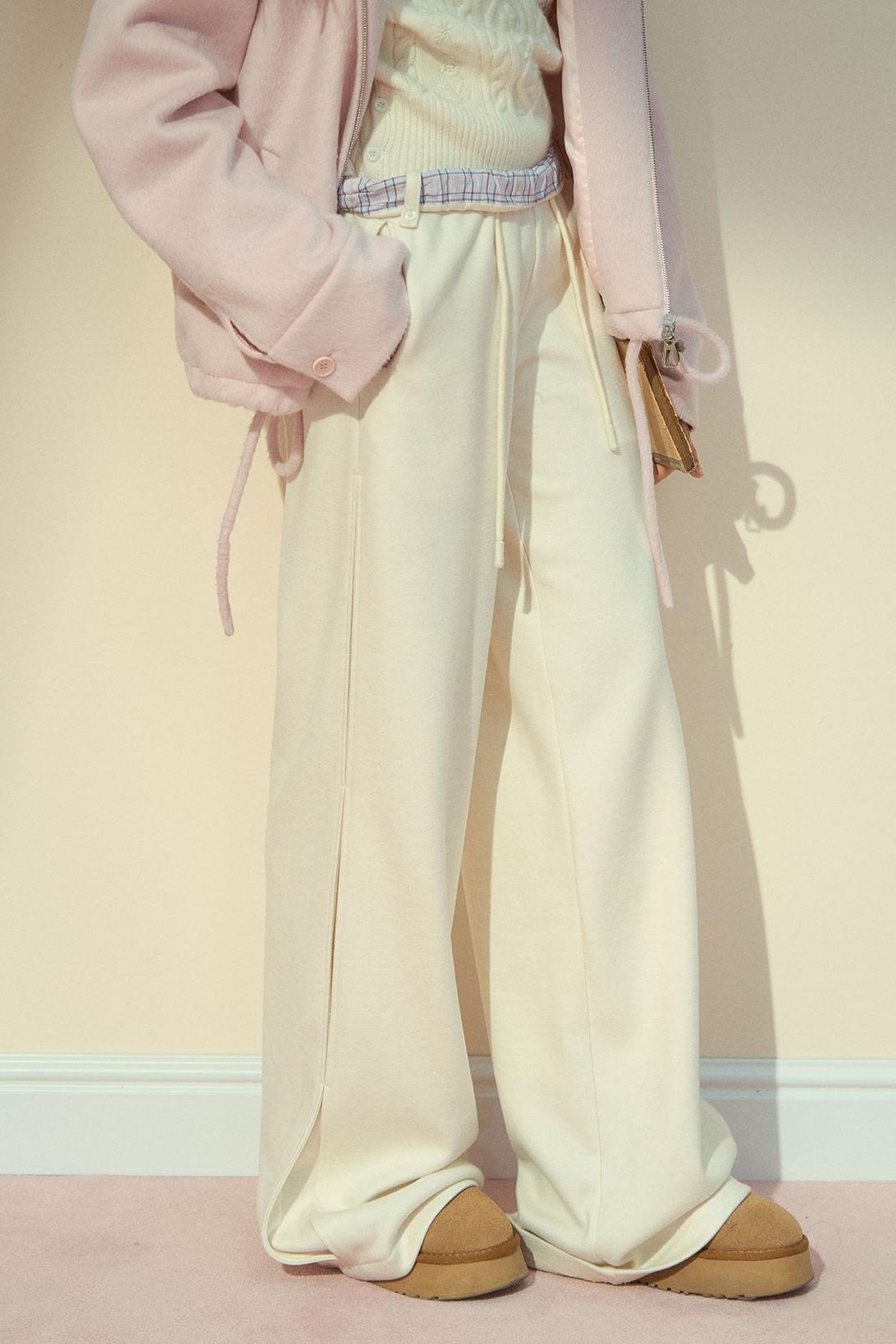 Plaid Woolen Trousers