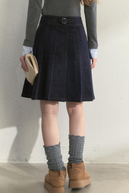 Retro Denim Quilted Jacket Set-Up