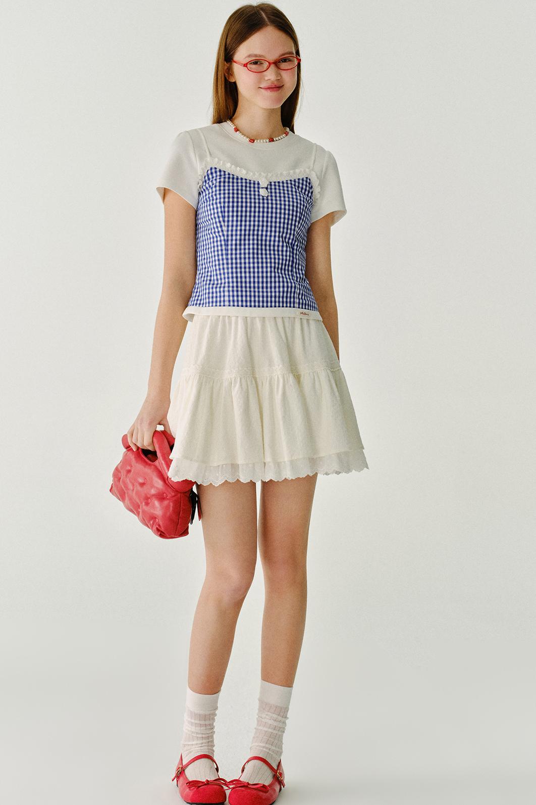 발레 스타일 플레어 스커트 