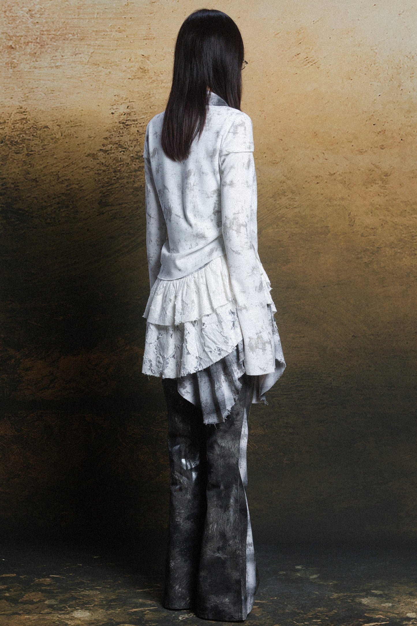 Punk Fusion Plaid Dress