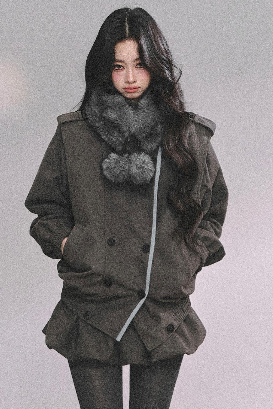 French Fur Collar Scarf