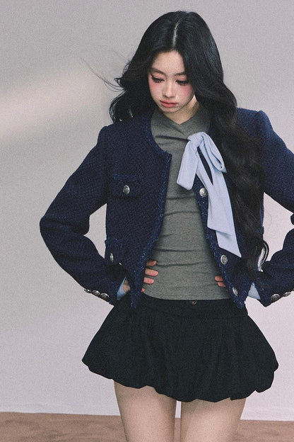 French Fragrance Tweed Jacket Set-Up