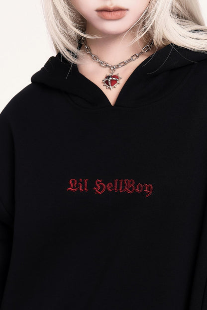 Dark Sweet Devil Hooded Dress Set-Up