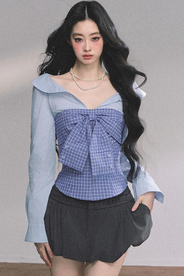 Slimming Striped Polo Shirt